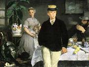 Edouard Manet Fruhstuck im Atelier oil painting artist